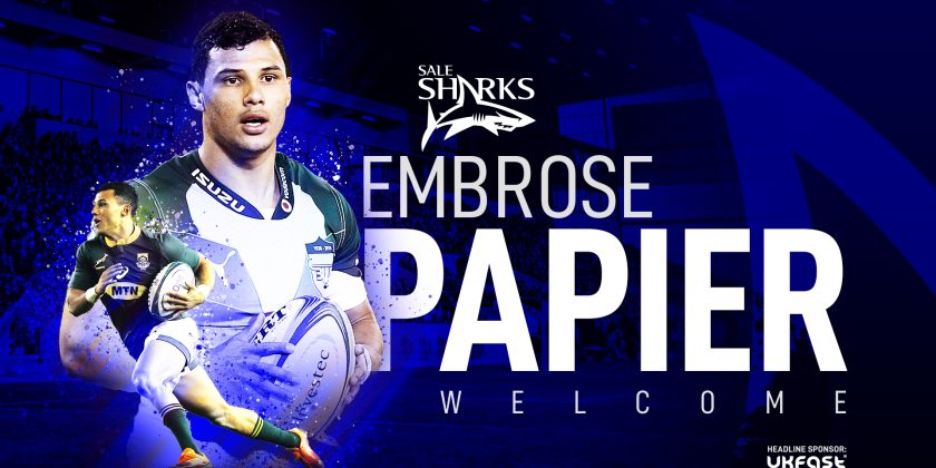 Sale Sharks sign Springbok scrumhalf Embrose Papier on a short-term deal