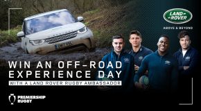 Win an off-road driving experience day with a Land Rover rugby ambassador