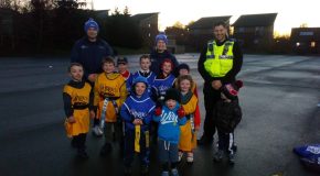 SHARKS TEAM UP WITH CHESHIRE POLICE TO TACKLE ANTI-SOCIAL BEHAVIOUR THROUGH DELIVERING OF ‘RUGBY IN THE PARK’ PROJECT.