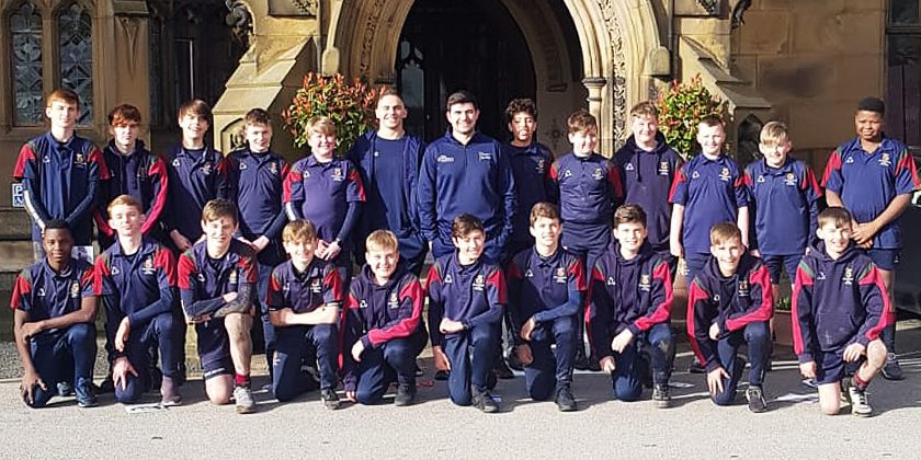 Sale Sharks’ Star Surprises Young Players at Scarisbrick Hall School