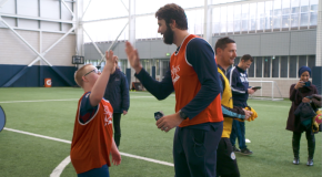 Sharks Stars Run rugby Session for Manchester Down’s Syndrome Group