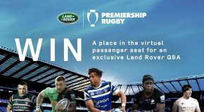 Win your place in the passenger seat with Land Rover’s exclusive virtual Q&A session with your Premiership club