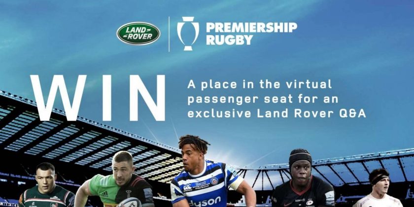 Win your place in the passenger seat with Land Rover’s exclusive virtual Q&A session with your Premiership club