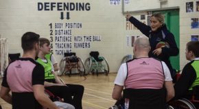 Sharks deliver wheelchair rugby sessions for Manchester students with additional needs