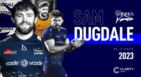 Sam Dugdale signs contract extension with Sale Sharks.