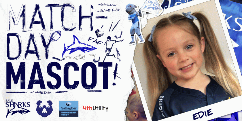 MATCHDAY MASCOTS – Sale Sharks vs Bristol Bears