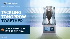 Win a hospitality box at the Gallagher Premiership Rugby Final 2021 from Gallagher, your local insurance broker