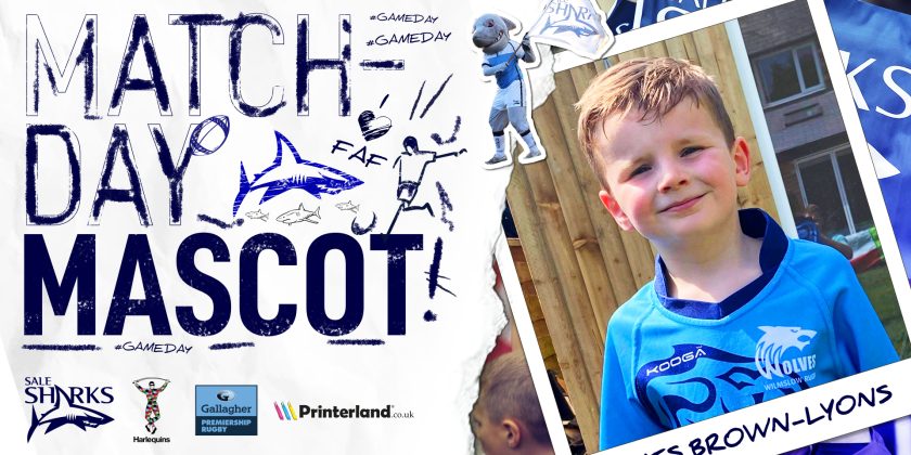 MATCHDAY MASCOTS – Sale Sharks vs Harlequins
