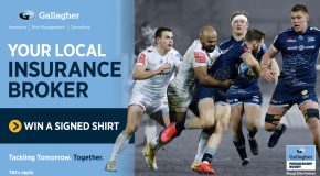 Win a signed shirt in celebration of Tackling Tomorrow. Together from Gallagher your local insurance broker!