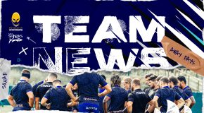 TEAM NEWS – Worcester Warriors v Sale Sharks