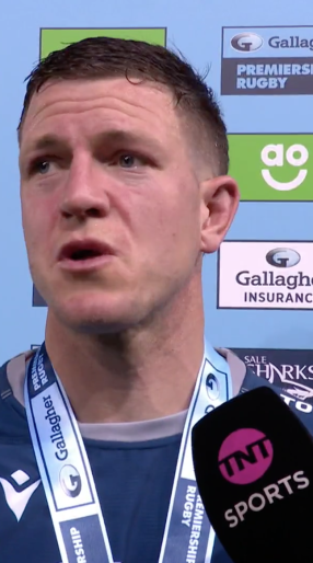 MATCH REACTION | Emotional Sam James named player of the match in final game for Sharks