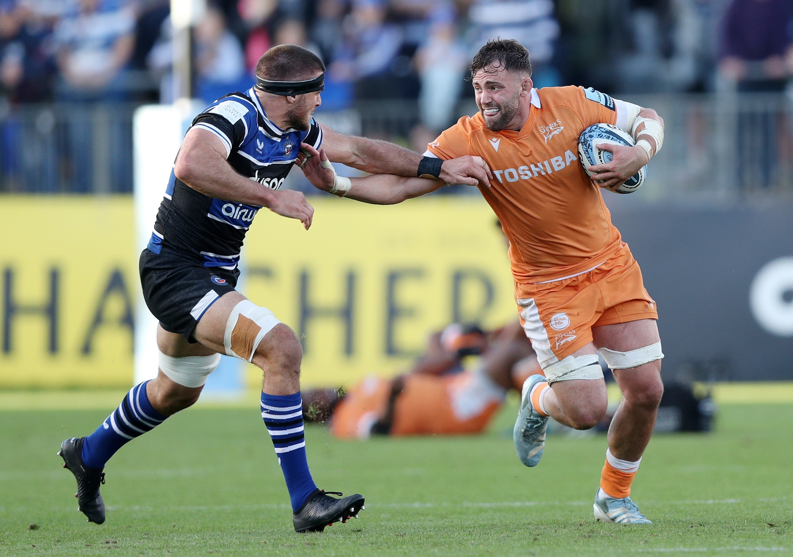 SHARKS slip to defeat after TWO RED CARDS at The Rec.
